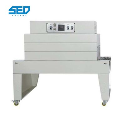 آلة تعبئة أوتوماتيكية من الفولاذ المقاوم للصدأ SED-50RS 1800 ~ 3000pack / h مع نفق شرنك كهربائي