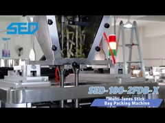SED-180-2FDB-X آلة تعبئة أكياس العصا متعددة الممرات