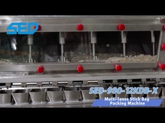 آلة تعبئة أكياس العصا متعددة الممرات SED-980-12KDB-X