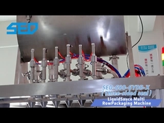 SED-680-6YDB-X صلصة سائلة آلة تعبئة متعددة الصف ((الختم ثلاثي الجوانب)