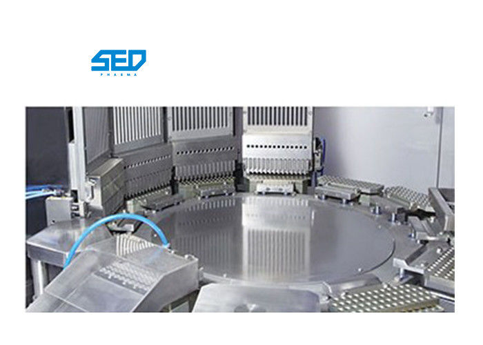 آلة تعبئة الكبسولة الأوتوماتيكية التي يتم التحكم فيها بواسطة PLC مع سرعة عالية SED-7500J 380V 50HZ