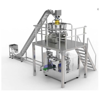 آلة تعبئة الأكياس الحبيبية الأوتوماتيكية 15-2000 جرام درجة غذائية