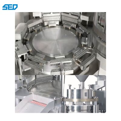 عالية السرعة PLC التحكم الكبسولة ملء الكبسولة الآلي الكبسولة ملء آلة