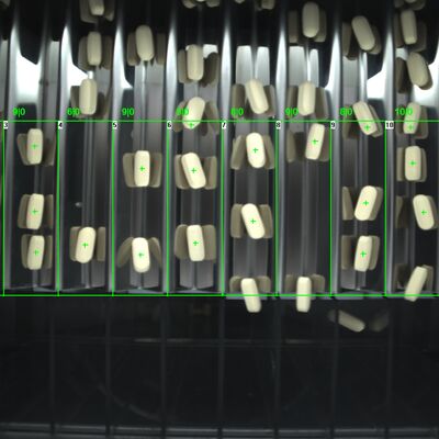 جهاز فحص بصري آلي للأقراص بقناتين 2 كيلو واط