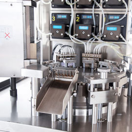 الفولاذ المقاوم للصدأ جل كبسولة آلة الآلات الصيدلانية مع 260 حبة / دقيقة