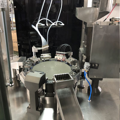 آلة ملء كبسولات سائل مع التحكم في PLC